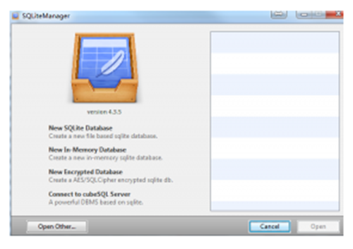 SQLiteManager