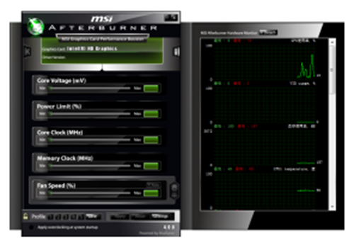 微星显卡超频好用的工具(MSI Afterburner)