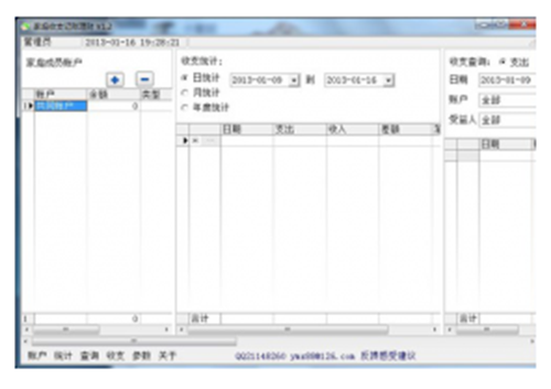 家庭收支记账理财