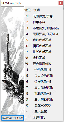 狙击手幽灵战士4修改器