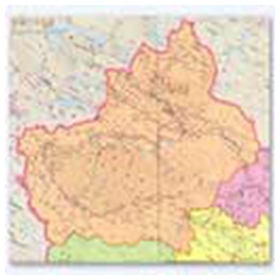 新疆地图全图高清版 