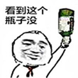 看到这个瓶子没表情包 高清无水印版