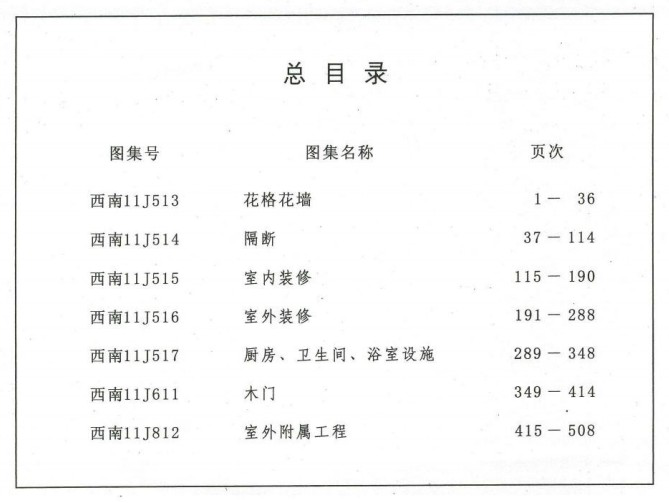 西南11j516图集