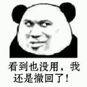 撤回消息表情包