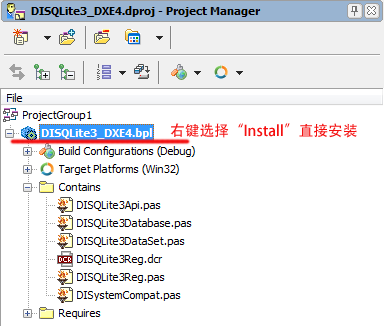 disqlite3安装说明