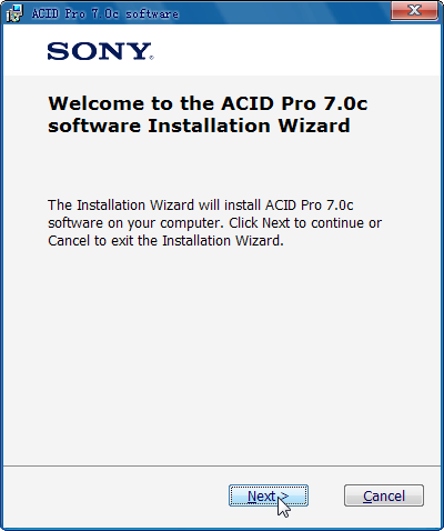 Sony ACID Pro 7.0汉化补丁