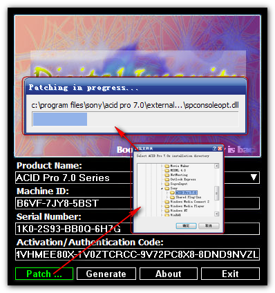 Sony ACID Pro 7.0汉化补丁
