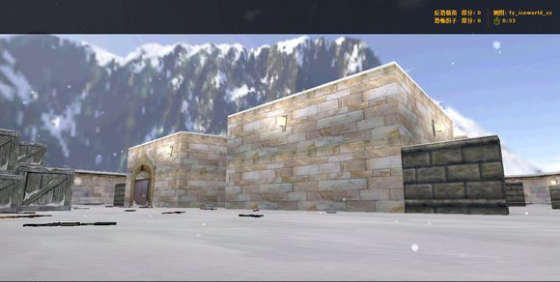 cs1.6雪地地图