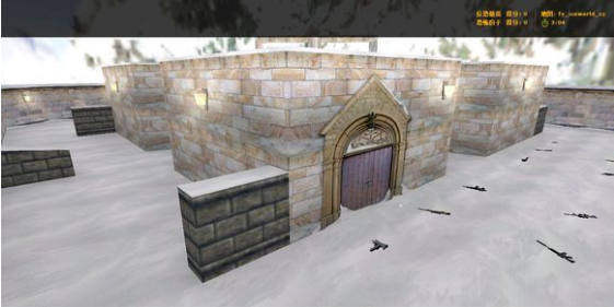 cs1.6雪地地图