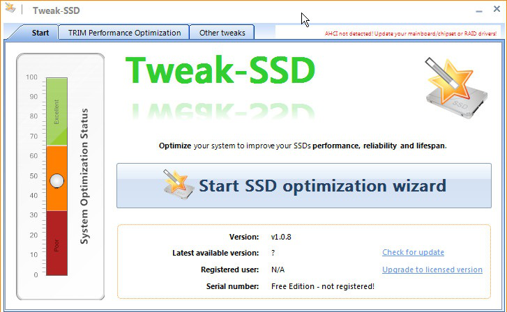 Tweak SSD