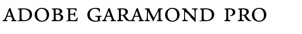 adobe garamond pro字体