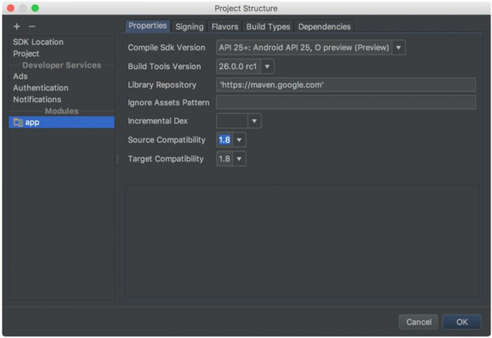 android studio 3.0