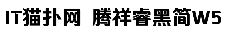 腾祥睿黑简W5