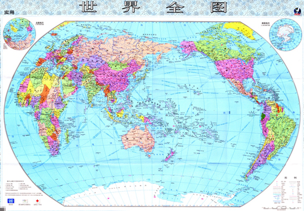 超高清世界地图中文版