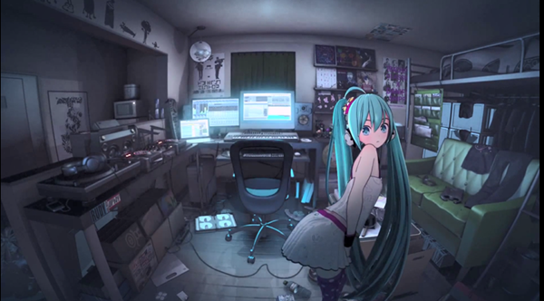 Wallpaper Engine初音的房间