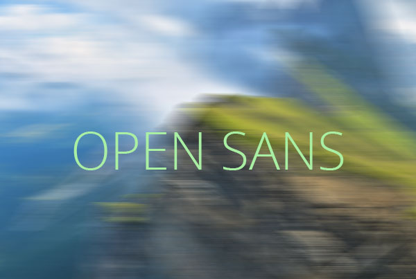 opensans全套字体下载