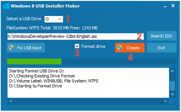 win8 usb installer