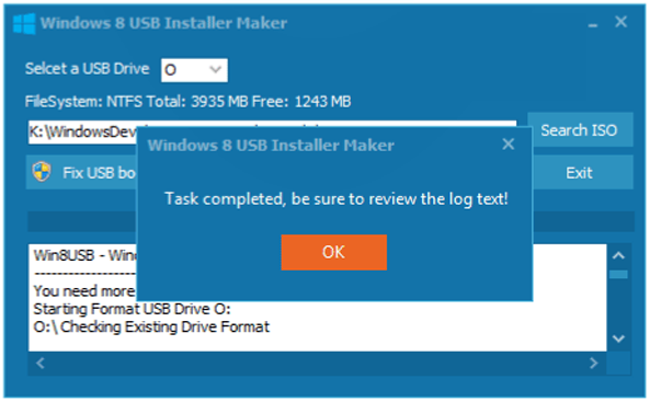 win8 usb installer