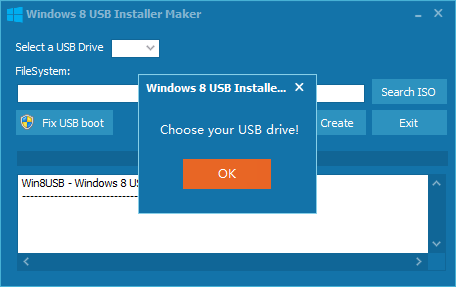 win8 usb installer