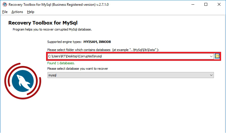 Recovery Toolbox for MySQL