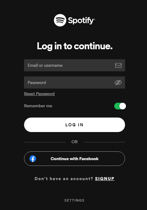 Spotify音乐播放器