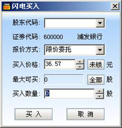 闪电买入
