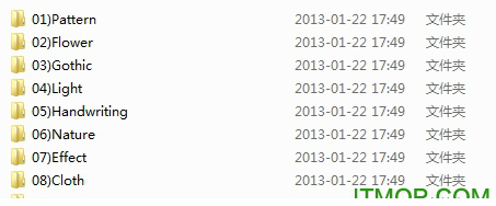 sai纹理素材包.itmop.com