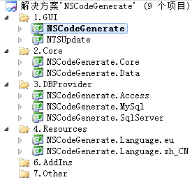 VS项目重命名工具