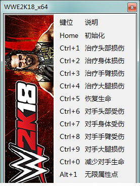 WWE2K18修改器