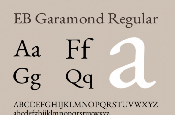 eb garamond字体
