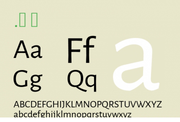alegreya sans regular