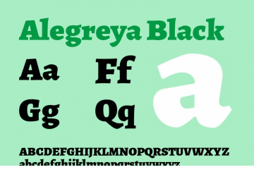 alegreya black