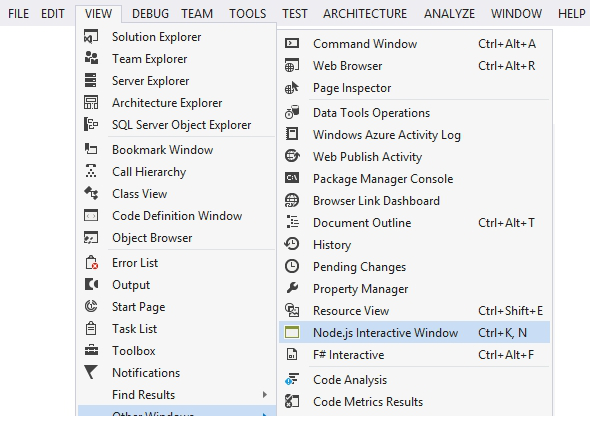 node.js tools