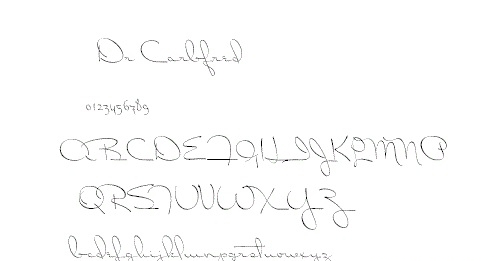 dr carbfred字体