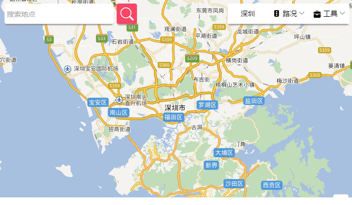 东莞深圳地图全图高清版