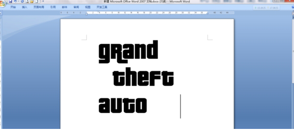 gta字体