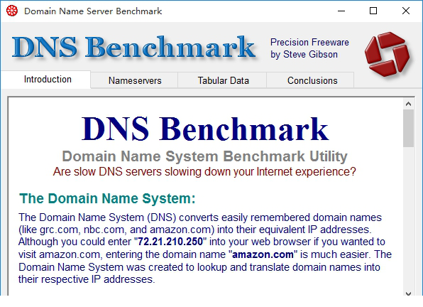 DNS Benchmark(DNS速度测试工具)