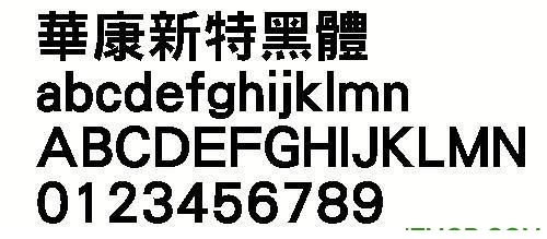 华康新特黑体繁下载