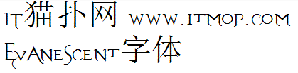 evanescent字体