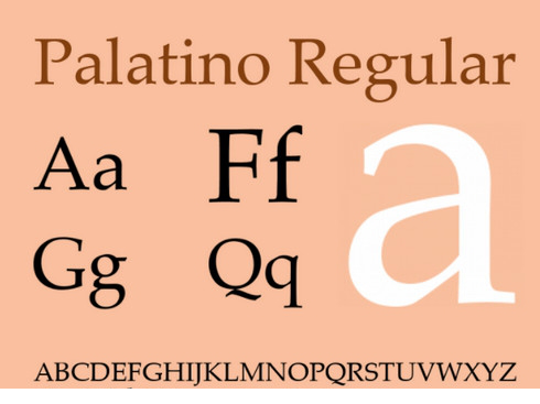 palatino字体
