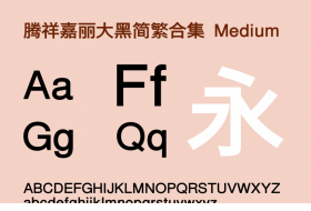 腾祥嘉丽大黑简繁 Medium下载