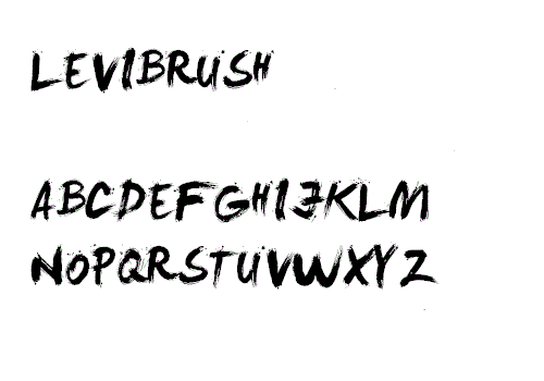 levibrush字体