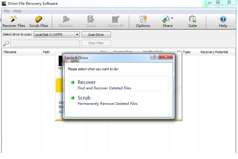 Orion File Recovery破解版