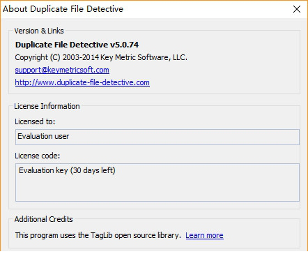 duplicate file detective