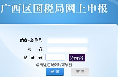 广西国税网上申报系统客户端