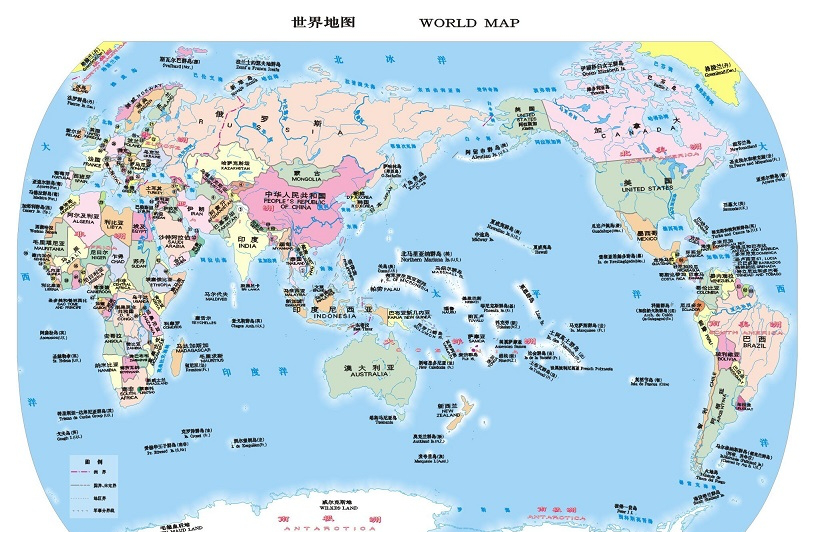 全球地图高清版大图