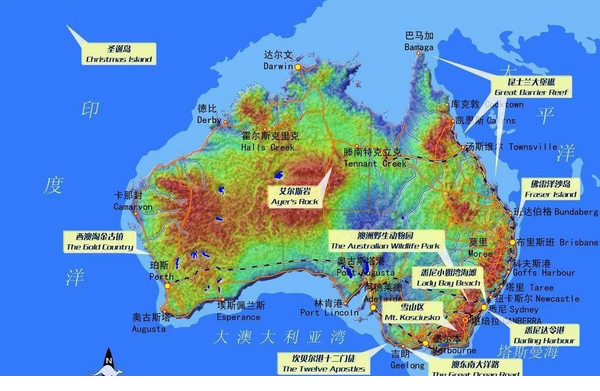 澳大利亚旅游地图免费版