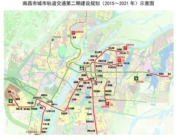 南昌地铁线路图最新版下载