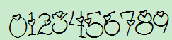 好看的数字字体(33款)
