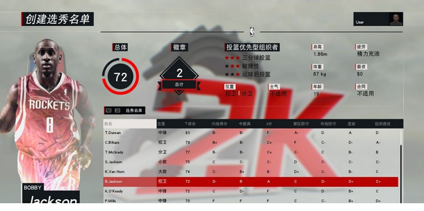 nba2k17选秀名单免费版